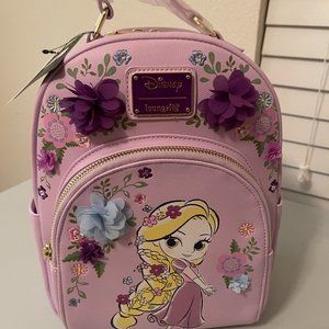 Loungefly Disney Tangled Chiffon Flowers Mini Backpack - BoxLunch Exclusive